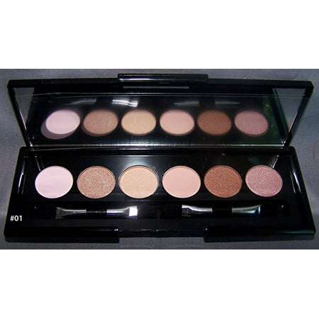 Quality Cosmetics  Makeup Eye Shadow Natural Smokey  Eye Shadow 6 color Palette (COSES9-01 
