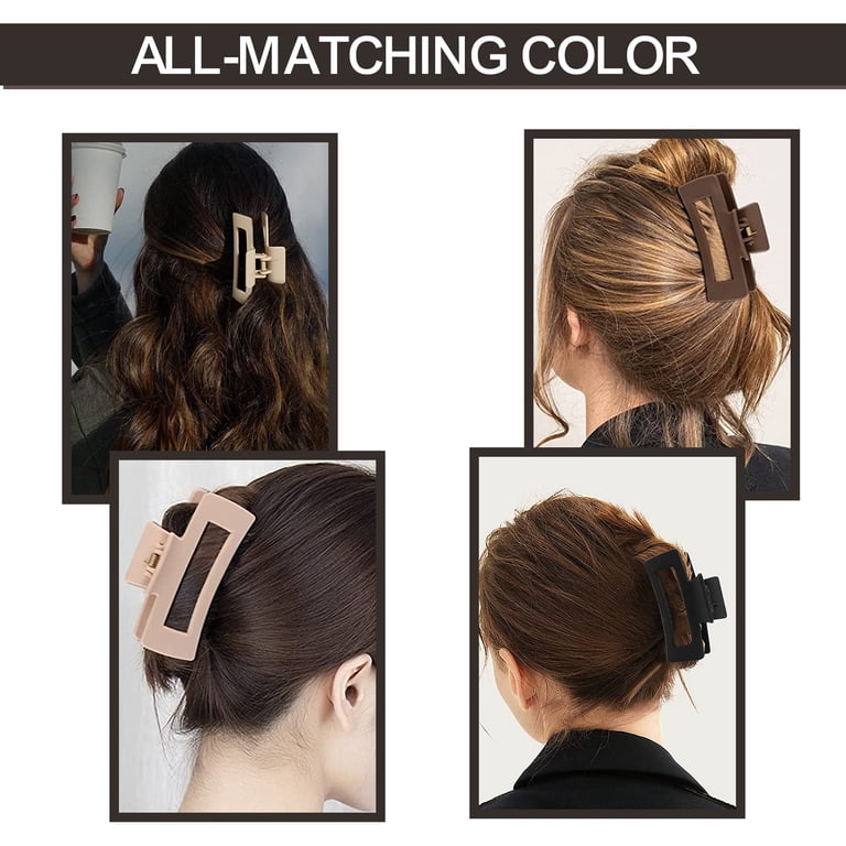 12 Packs Large Hair Claw Clips for women, 4.3 Inch Large  display picture 1