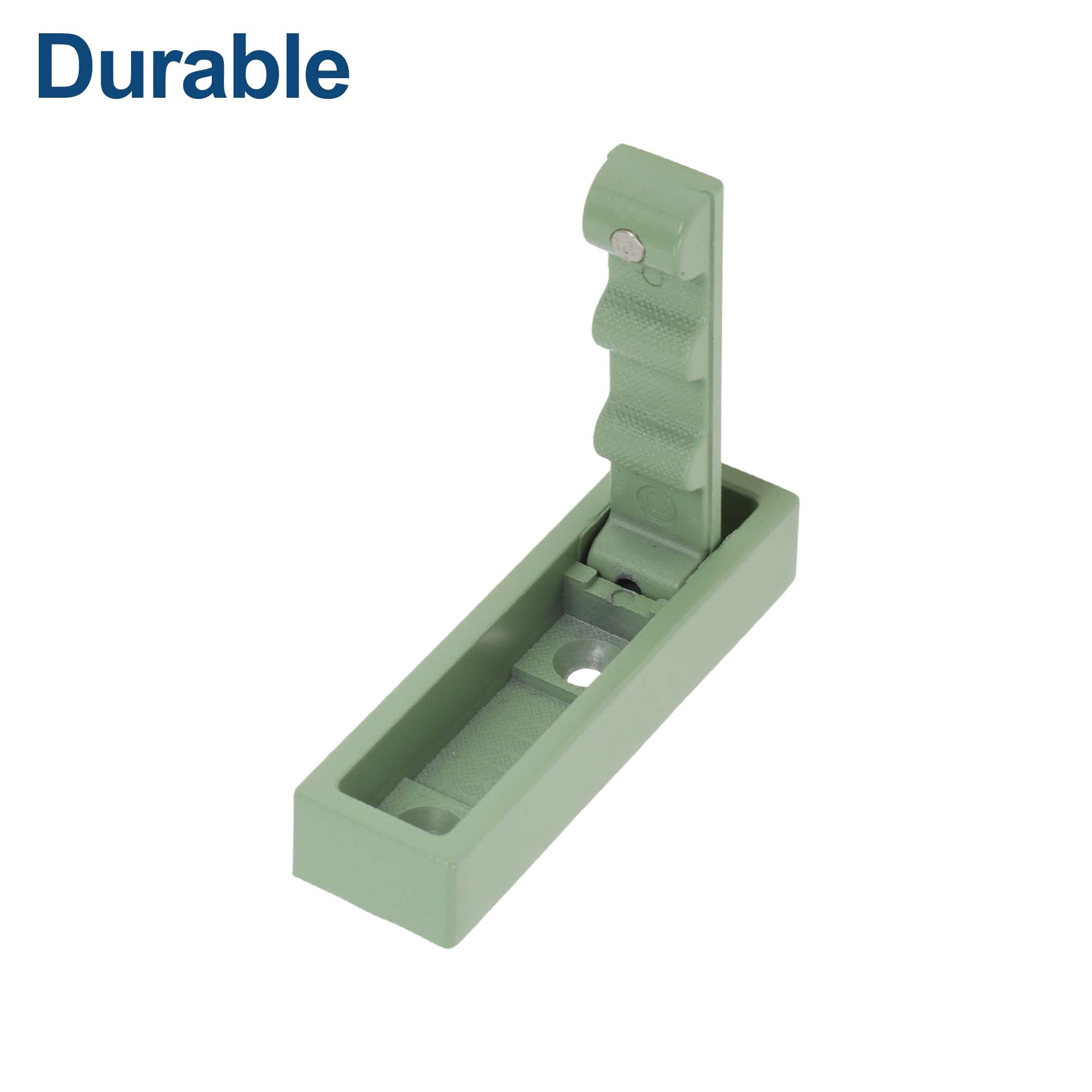 Unique Bargains Round Coat Hook Wall Mount Folding Hook Green 2.76"x0.79"x0.47"