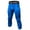 Blue, variant on Men's Compression Quick Dry Tights Capri Pants Running Yoga Leggings