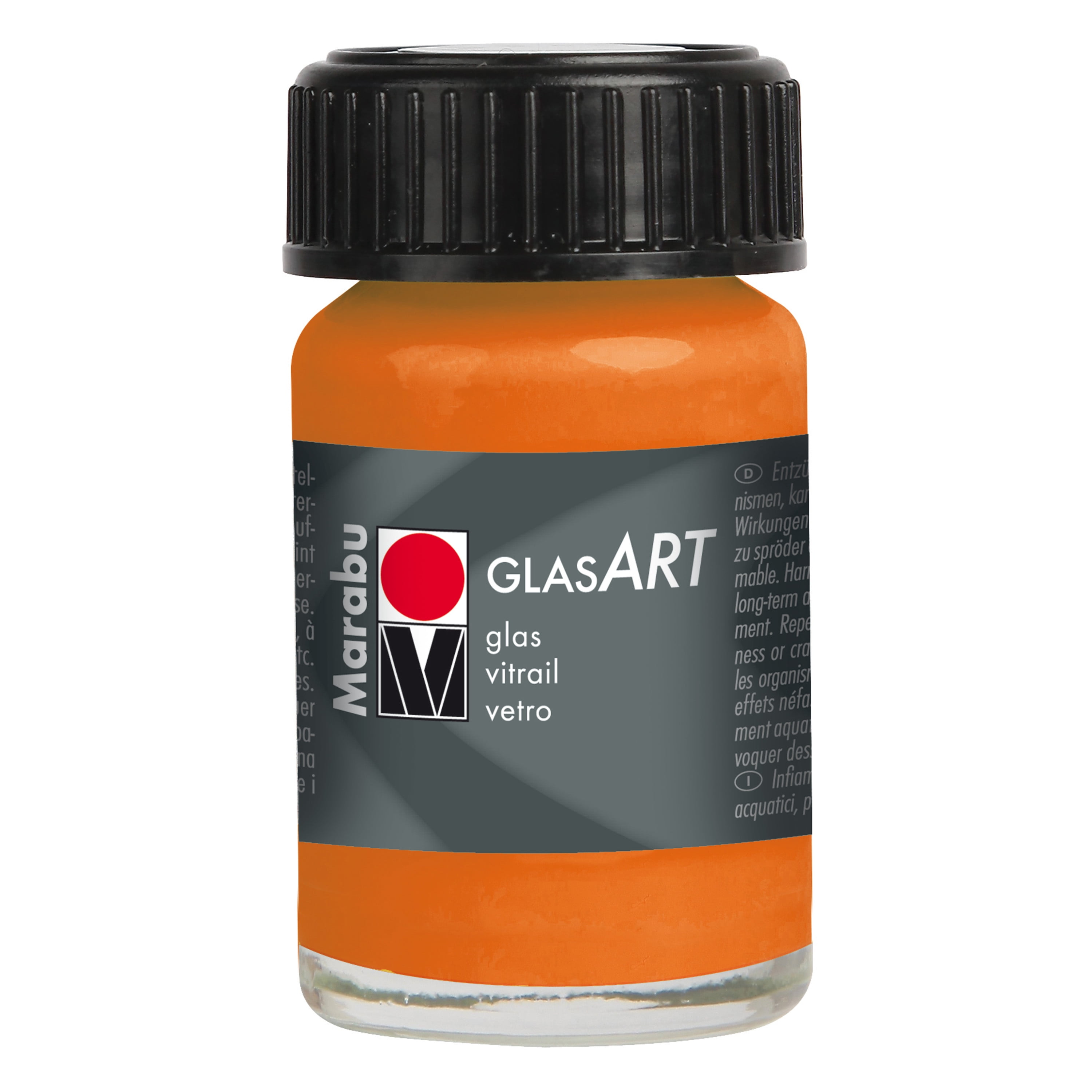 Marabu GlasArt Paint, 15ml, Yellow Orange