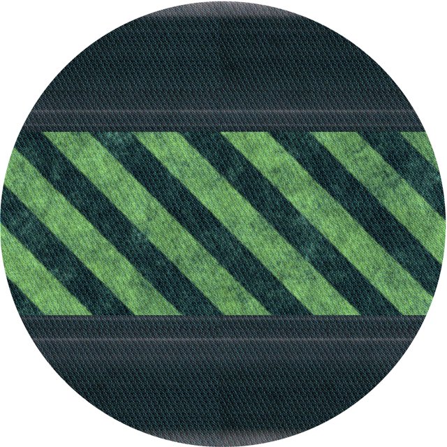 Ahgly Company Machine Washable Indoor Round Transitional Dark SlateGray or Dark SlateGrey Green Area Rugs, 4' Round