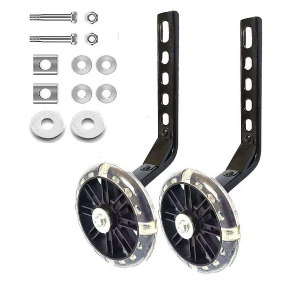 Bicicleta Training Wheels Mehome para niños de 12 a 20 pulgadas, color negro