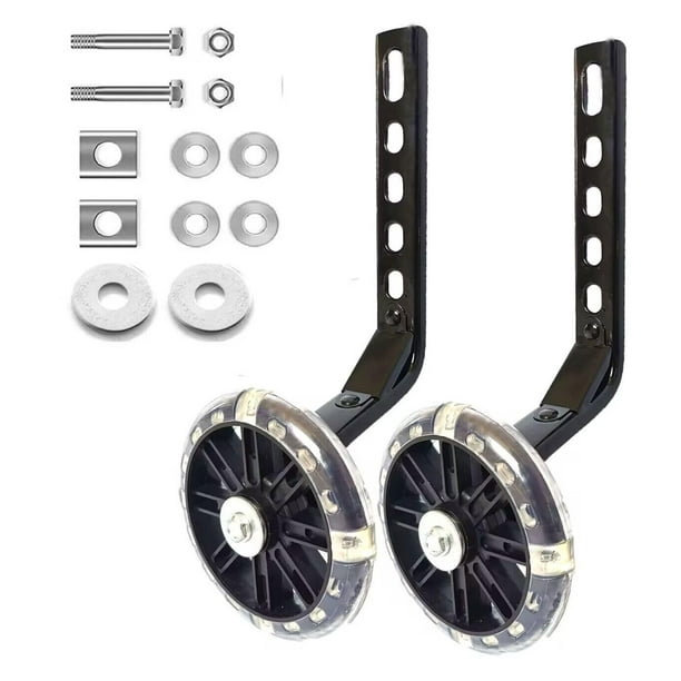 Bicicleta Training Wheels Mehome para niños de 12 a 20 pulgadas, color negro