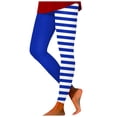 thumbnail image 3 of COMVALUE Women's and Plus Size Oh So Soft Knee & Full Length Leggings | Lots of Prints Blue Size XXL, 3 of 7