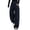 Black, variant on Women’S Asymmetric Waistband Wide Leg Jeans, High Waisted Loose Fit Casual Trousers With Decorative Pocket, Soft Denim Daily Streetwear Pants, 1 Piece, Sizes XS Through XXL