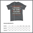 thumbnail image 5 of Tee Hunt I Paused My Game to Be Here Funny Gamer Christmas T-Shirt Ugly Sweater Theme Xmas Party Party Gaming Nerd Men's Tee, Charcoal, 4X-Large, 5 of 5