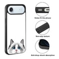 thumbnail image 2 of WIRESTER Shockproof Soft Rubber Cover Case for Apple iPhone 17 Air 6.6" 2025, Animal White Silver Point Ragdoll Cat, 2 of 5