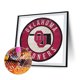thumbnail image 2 of Cuadros Decorativos 5D bricolaje taladro redondo completo diamante pintura Oklahoma State University Decor (B6368) Wdftyju de costura negro 4 estilos, 2 of 9