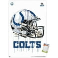 thumbnail image 1 of NFL Indianapolis Colts - Drip Helmet 20 Wall Poster, 22.375" x 34", 1 of 4