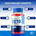 thumbnail image 5 of Health Smart Keto ACV Gummies - Apple Cider Vinegar Supplement for Energy & Focus - Dietary Supplement Gummies with Apple Cider Vinegar Folate Vitamin B12 B6 Beet Root (60 Gummies), 5 of 9