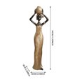thumbnail image 3 of African Statues For Home Decor Sculptures Decorations For Living Room 10.5'' African Lady Art Figurines Black Vintage Ornament For Shelf And Tables Décor Gift, 3 of 4