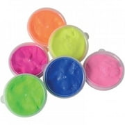 US Toy MX577 2.625 in. Dia. 0.4 oz Fluffy Putty Toy - 6 Assorted Color