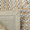 thumbnail image 4 of SAFAVIEH Natural Fiber Borko Geometric Braided Area Rug, Blue/Natural, 5' x 8', 4 of 6