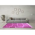 thumbnail image 3 of Ahgly Company Indoor Rectangle Abstract Purple Contemporary Area Rugs, 8' x 10', 3 of 4