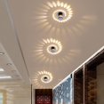 thumbnail image 3 of 3W Modern Design Recessed Round LED Hallway Downlight Lights Ceiling Spotlight Effect Adjustable Corridor Lamp Decoration Warm White 3000K ø55 mm, 3 of 5
