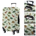 thumbnail image 5 of Light Green Dinosaurs Plants Pattern Luggage Cover Fashion Suitcase Cover Baggage Covers Fit 25-28 Inch Luggage (Go Travel), 5 of 5