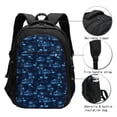 thumbnail image 3 of Balery BLUE Flamingo Birds Mochila con carga USB para hombre y mujer - Mochila impermeable y antirrobo para portátil con puerto USB para viajes, trabajo, estudios y universidad, 3 of 7