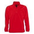 thumbnail image 1 of SOLS - Top forro polar anti-bolas Modelo Ness cremallera en el cuello Unisex (Rojo), 1 of 3