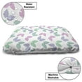 thumbnail image 3 of Dahlia Pet Bed, Colorful Butterfly on Soft Toned Floral Background Repetitive Romantic, Chew Resistant Pad for Dogs and Cats Cushion with Removable Cover, 24" x 39", Pink Ceil Blue, by Ambesonne, 3 of 4