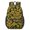 Sunflower and Leaf Black Pattern-1, variant on Sunflower White Pattern 17" Waterproof Oxford School Backpacks for Teens, S-Shape Padded Straps, for School, Travel, Hiking, Camping