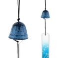 thumbnail image 5 of Almencla Creative Japanese Iron Wind-bell Temple Wind-chime Outdoor Decor Blue#2 15, 5 of 5