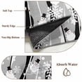 thumbnail image 2 of Grey Black Christmas Area Rug 3x5 Washable Rug Non Slip Xmas Snowman Snowflake Large Area Rug Indoor Floor Carpet for Entryway Bedroom Kitchen Living Room Home Office Dining Room Nursery, 2 of 8