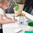 thumbnail image 4 of MORESEC Desktop Storage Box With Calendar With Drawers With Pen Support Multi-Function Household Office Supplies Plastic Storage Box Deals of the Day Clearance Prime, Purple, 4 of 6
