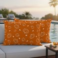 thumbnail image 5 of Fall Outdoor Pillow Covers 20"x12" Set of 2,Waterproof Throw Pillow Covers for Patio Furniture,Burnt Orange Pumpkin Thanksgiving Maple Leaf Decorative Cushion Pillowcases for Garden Porch Couch Sofa, 5 of 9