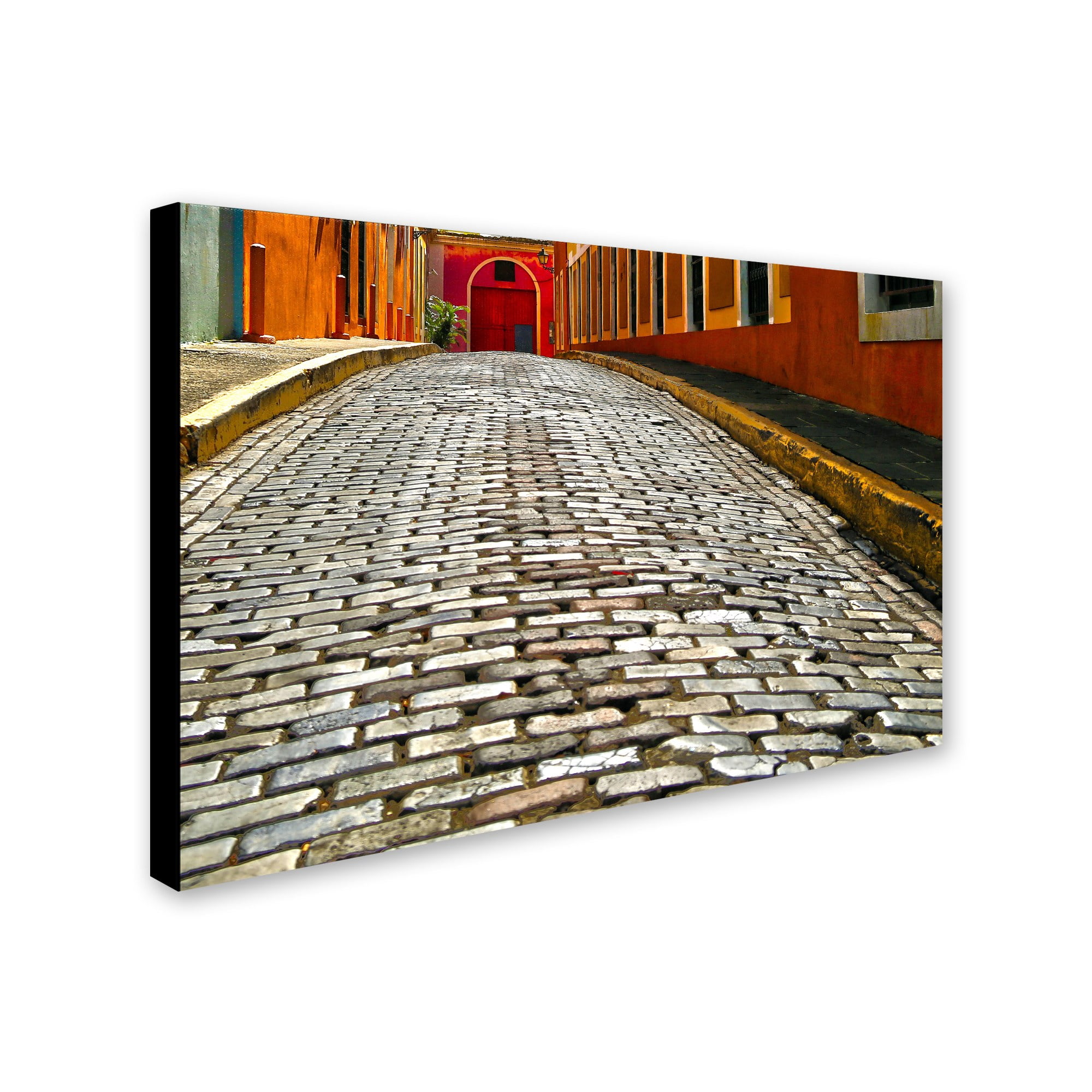 Trademark Fine Art Landscape Canvas Art ' Old San Juan 14 ' by CATeyes