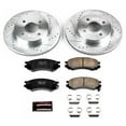 thumbnail image 3 of PowerStop Front Z23 Evolution Sport Carbon-Fiber Ceramic Brake Pad and Drilled & Slotted Rotor Kit Fits: SATURN Select Models K1515, 3 of 10
