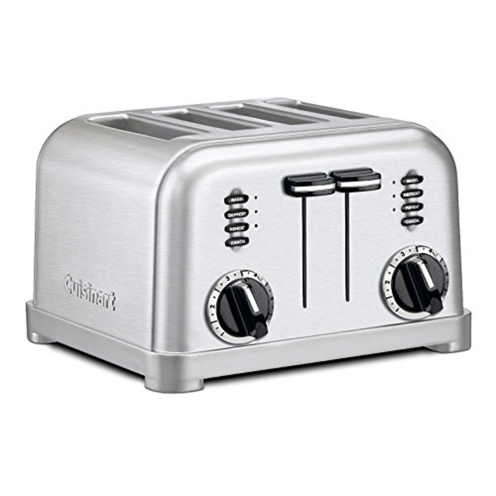 Cuisinart CPT180P1 Metal Classic 4Slice toaster, Brushed Stainless
