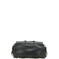 thumbnail image 3 of Pre-Owned Burberry Nova Check Belt Motif Tote Bag Shoulder Black Leather Women's BURBERRY, 3 of 13