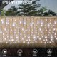 thumbnail image 3 of Luces solares tipo cortina DBFAIRY, 6 m x 1 m, 300 LED, impermeables, 3 of 8