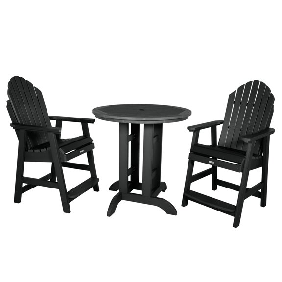 Highwood Hamilton 3pc Round Dining Set