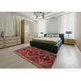 thumbnail image 5 of Ahgly Company Machine Washable Indoor Rectangle Traditional Sienna Brown Area Rugs, 5' x 8', 5 of 7
