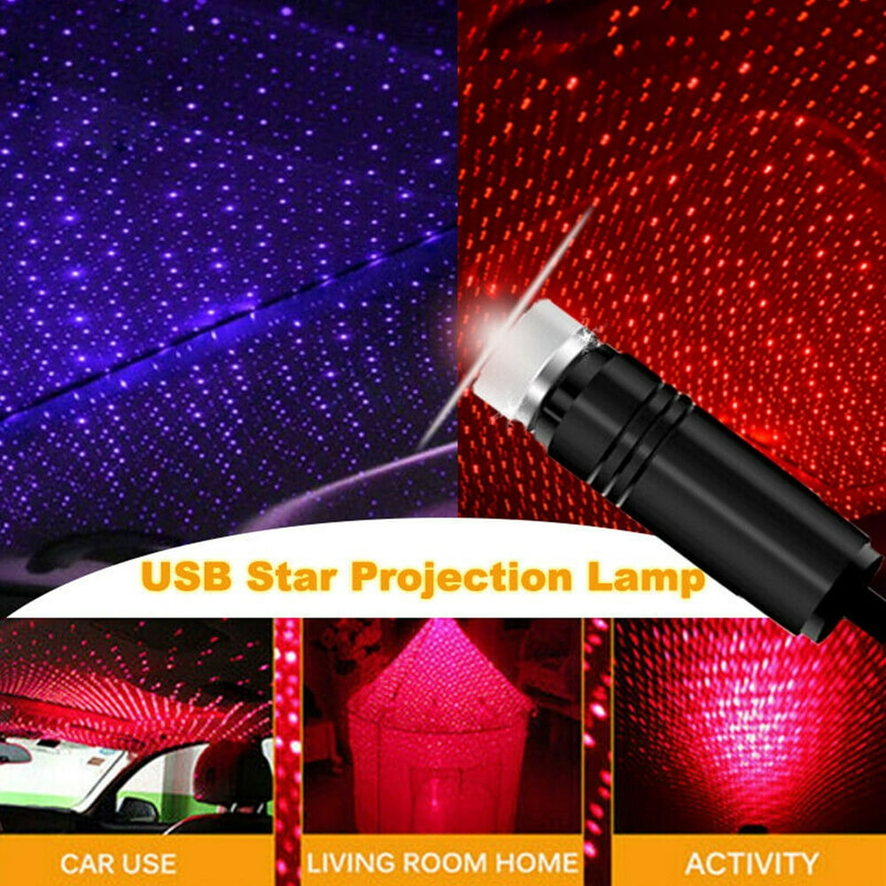 Romantic Roof Star Projector Night Lights,Portable USB Night Lamp Fit