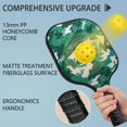 thumbnail image 4 of Pickleball Paddles Set Of 1, Fiberglass Surface, Camouflage Print, 1 Paddle, 2 Balls & Bag, 4 of 5