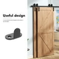 thumbnail image 5 of unbranded 2Jgo Guías De Y Tope Negro Para Puertas Correderas De Closet Y Fácil Instalación, 5 of 5