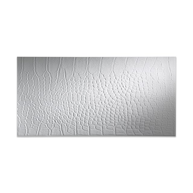 FASÄDE Easy Installation Cayman Gloss White Wall Panel (4' x 8' Panel)