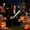 thumbnail image 4 of Machete Prop Heavy Duty Full Size Realistic Halloween Knife Accessory for Theme Party Role Playing Outdoor Adventure Decoration Use, 4 of 5