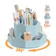 thumbnail image 2 of Caja De Almacenamiento Giratoria De Plástico De Gran Capacidad, Recientemente Actualizada, Para Lápices, Oficina, Estudiantes, Escritorio, Papelería, Ligera Y Lujosa, 2 of 4