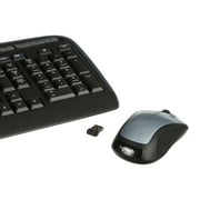 Logitech Full Size Wireless Combo Adjustable Tilt Bluetooth Computer Keyboard & Mouse Type Set, Black, 1 Pack