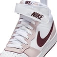 thumbnail image 6 of Nike Court Borough Mid 2 Big Kids' Shoes (CD7782-118, White/Platinum Violet/Burgundy Crush) Size 6, 6 of 6