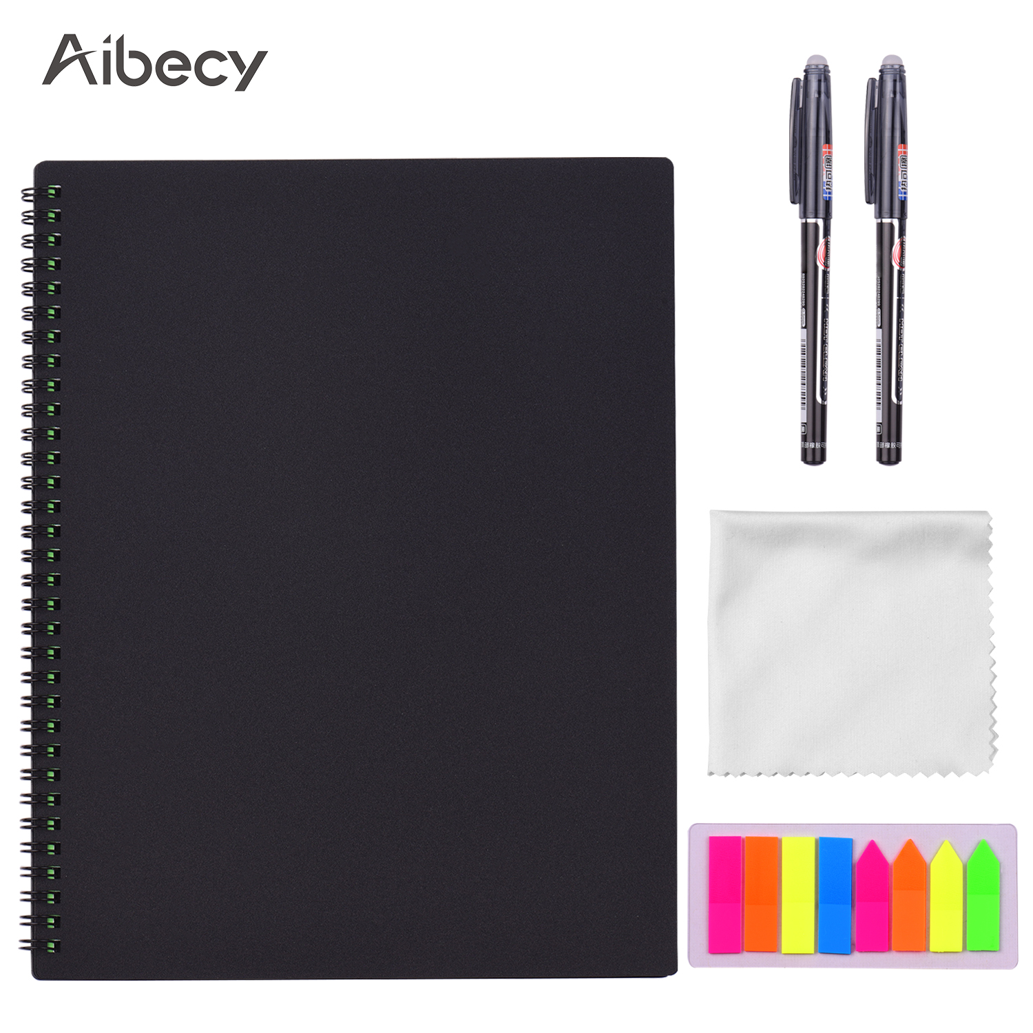 Notebook Aibecy Erasable Reusable Smart Notebook Hardcover Writing Note