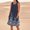 Multicolor#5, variant on Drovellove Women's Casual Summer Dress 2026 Sleeveless Branch Floral Print Plus Size Shift, Scoop Neck Loose Tank Beach Sundress with Pockets Cotton Linen Casual Beach Beach Swim Cover Up