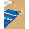 thumbnail image 3 of Spirit of America Freedom Cotton Blend Patriotic Print Quick Dry Beach Towel, 34" X 64", 3 of 6