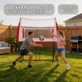 thumbnail image 3 of EcoSummer Volleyball Practice Net, 8x11Ft - Professional Adjustable Training Net for Serving, Spiking & Hitting, Portable & Durable for Indoor/Outdoor Backyard, Court, Gym Drills, 3 of 9