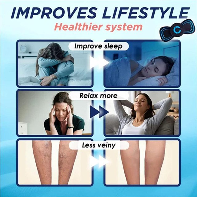 2 Pcs Electric Leg Massager Battery Convenient Intelligent Leg Massager Rechargeable 2 Slimming Ems Arm Shaper Electric Arm Trainer for Neck Shoulder Back Charging