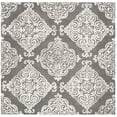 thumbnail image 2 of SAFAVIEH Glamour GLM568D Handmade Dark Grey / Ivory Rug, 2 of 6